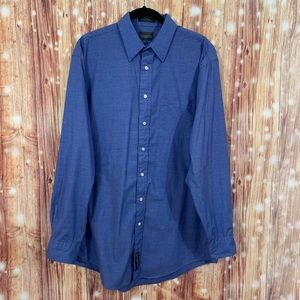 Alexander Lloyd Chambray Button Down Shirt 16 1/2